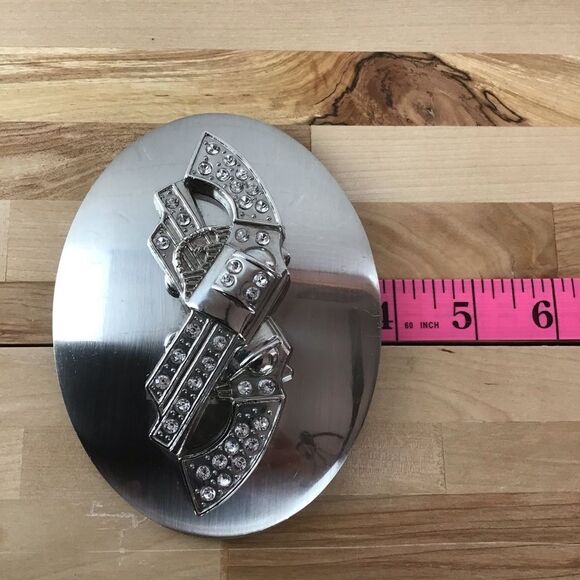 Vintage Cowboy Guns Belt Buckle Incrusted crystal gangster southwestern country - Picture 4 of 10